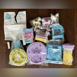 Vintage Tyco Bitsy Bears Musical Carousel Playset Sealed Bags Never Removed Rare